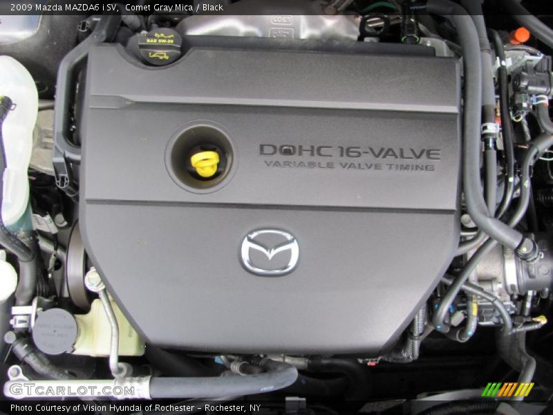 Comet Gray Mica / Black 2009 Mazda MAZDA6 i SV