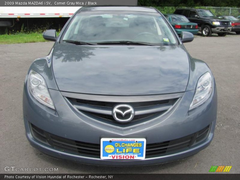 Comet Gray Mica / Black 2009 Mazda MAZDA6 i SV