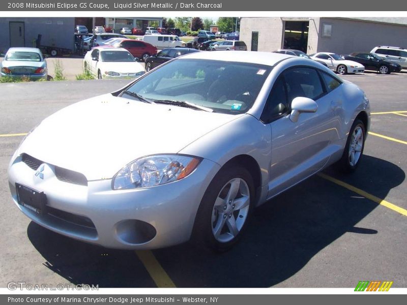 Liquid Silver Metallic / Dark Charcoal 2008 Mitsubishi Eclipse GS Coupe