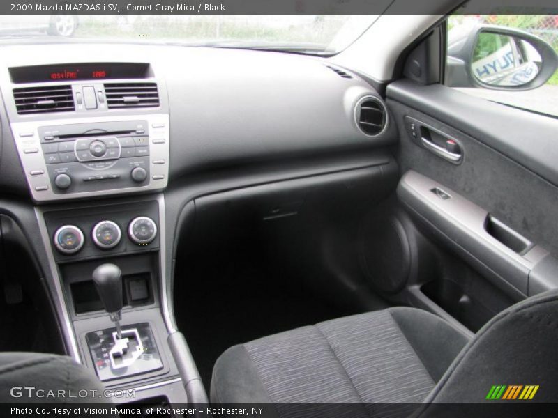 Comet Gray Mica / Black 2009 Mazda MAZDA6 i SV
