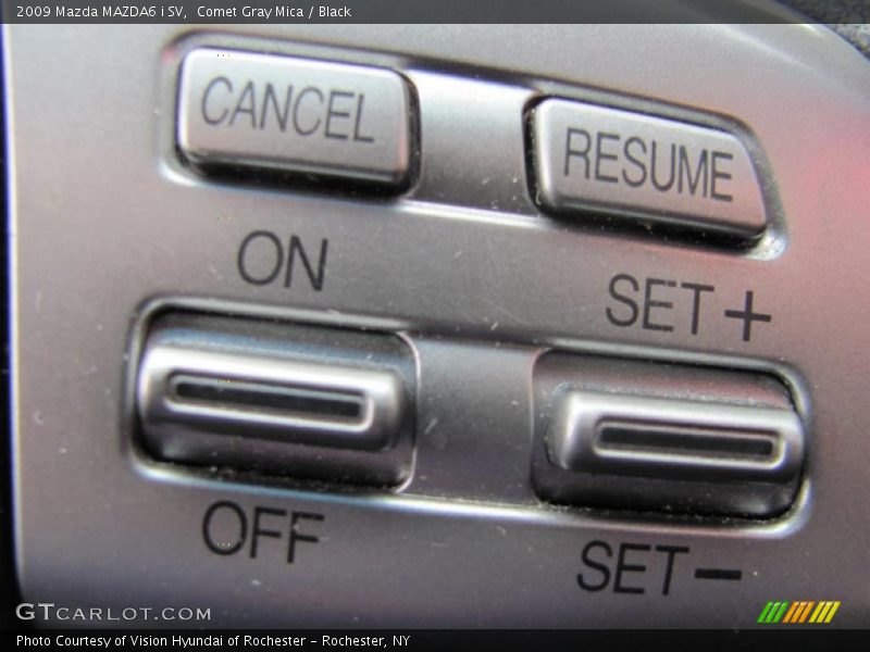 Comet Gray Mica / Black 2009 Mazda MAZDA6 i SV