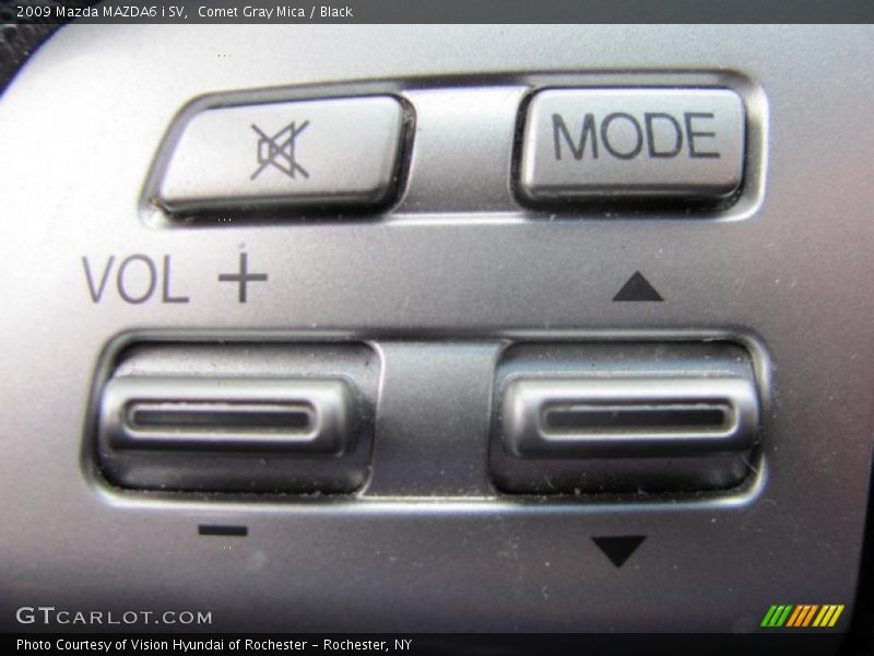 Comet Gray Mica / Black 2009 Mazda MAZDA6 i SV