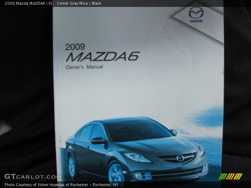 Comet Gray Mica / Black 2009 Mazda MAZDA6 i SV