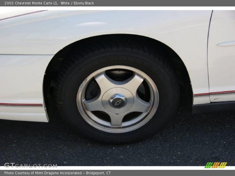 White / Ebony Black 2003 Chevrolet Monte Carlo LS