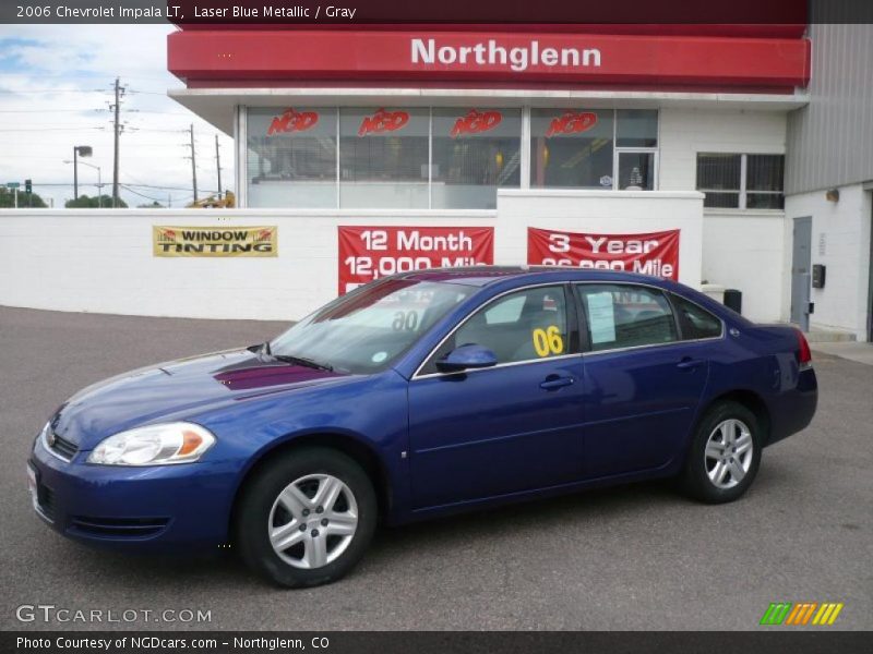 Laser Blue Metallic / Gray 2006 Chevrolet Impala LT