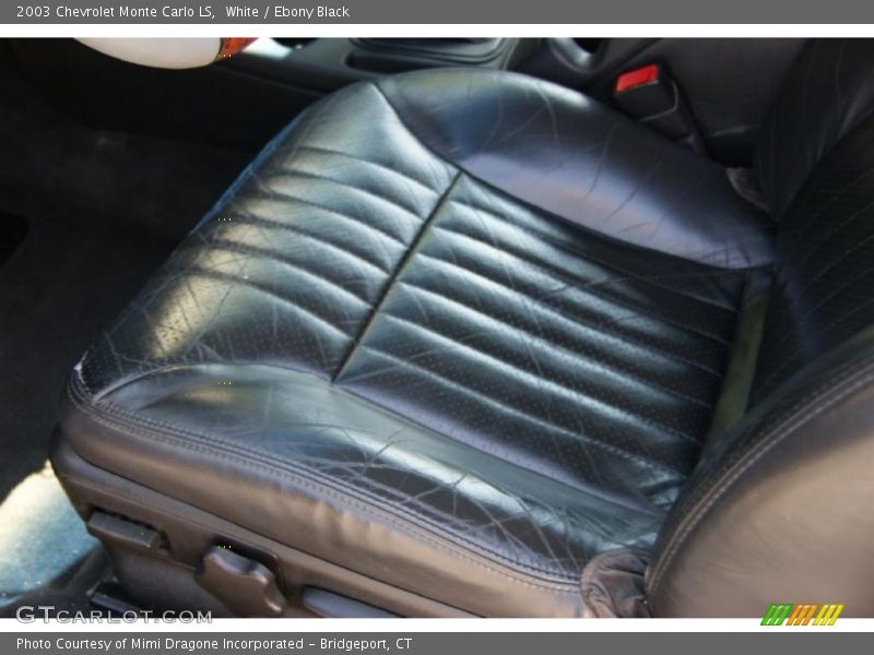 White / Ebony Black 2003 Chevrolet Monte Carlo LS