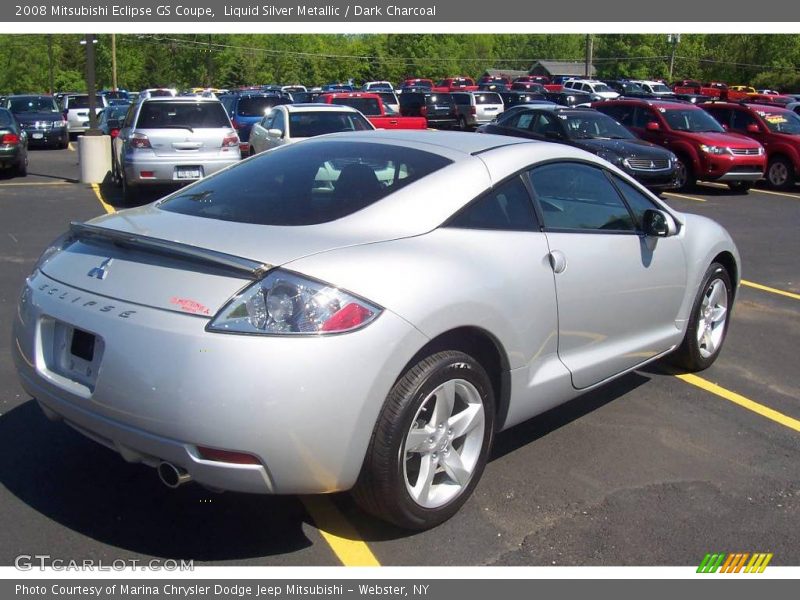Liquid Silver Metallic / Dark Charcoal 2008 Mitsubishi Eclipse GS Coupe