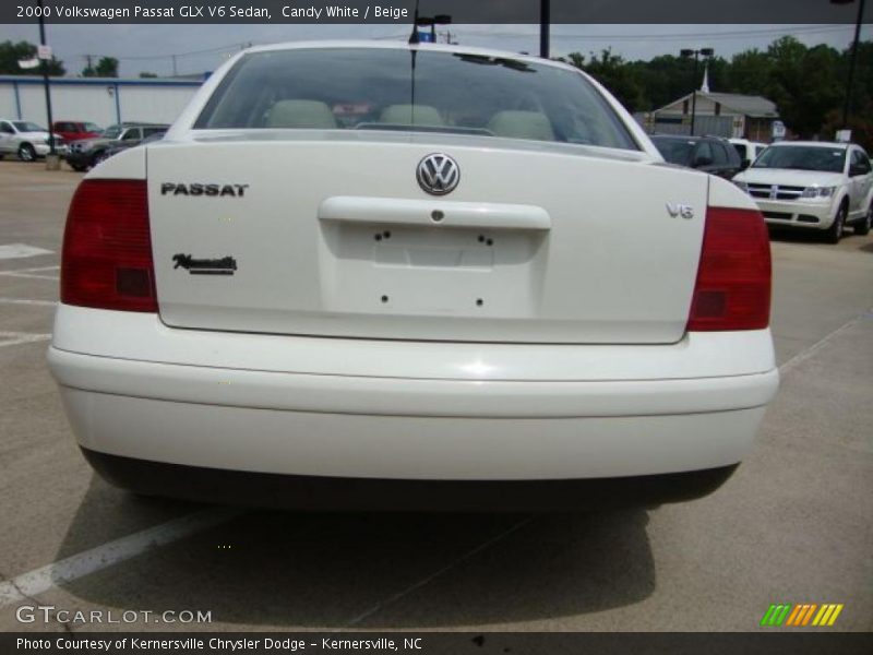 Candy White / Beige 2000 Volkswagen Passat GLX V6 Sedan