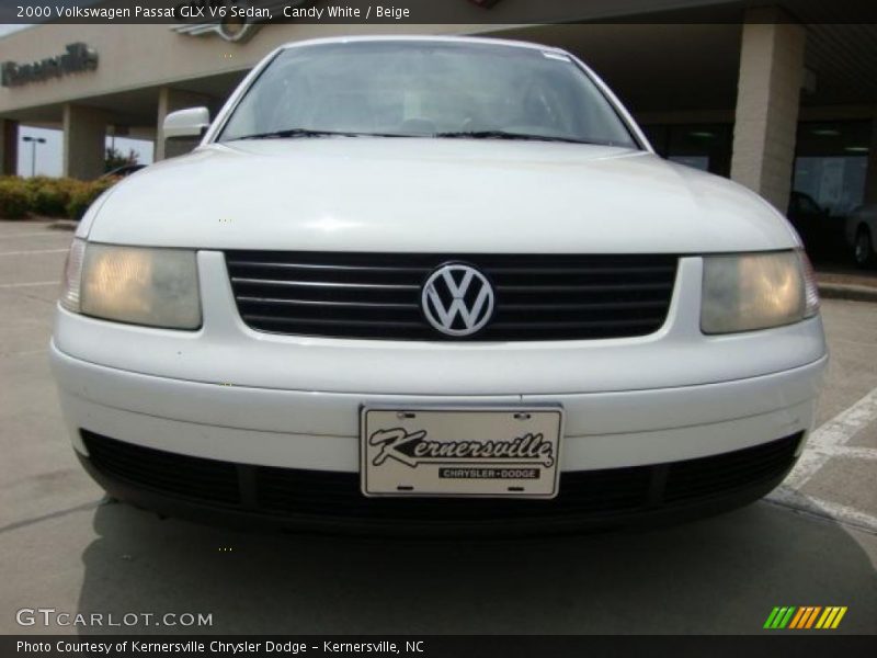 Candy White / Beige 2000 Volkswagen Passat GLX V6 Sedan