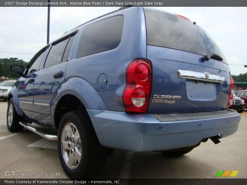 Marine Blue Pearl / Dark Slate Gray/Light Slate Gray 2007 Dodge Durango Limited 4x4