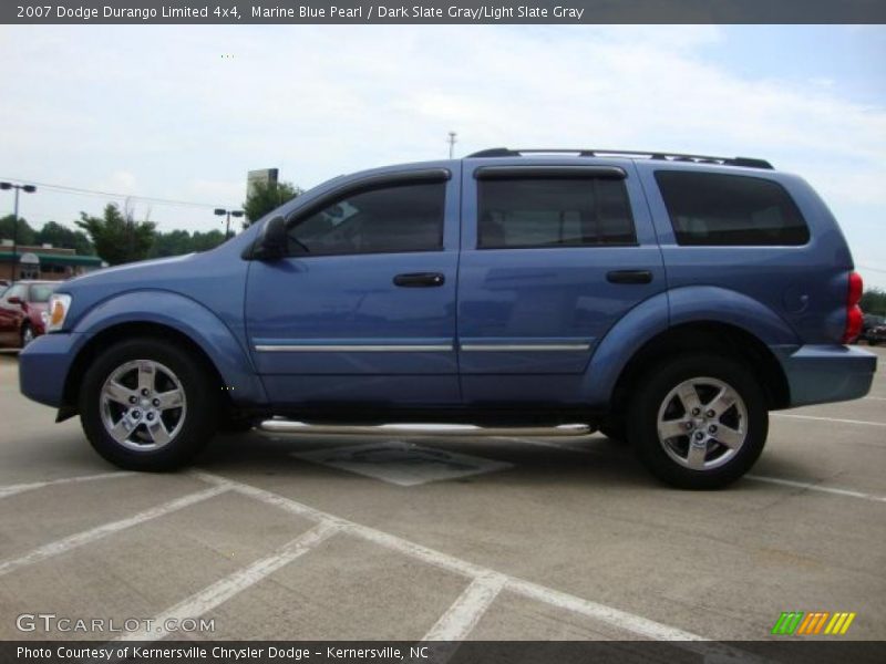 Marine Blue Pearl / Dark Slate Gray/Light Slate Gray 2007 Dodge Durango Limited 4x4