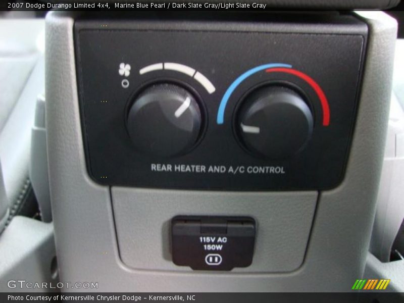 Marine Blue Pearl / Dark Slate Gray/Light Slate Gray 2007 Dodge Durango Limited 4x4