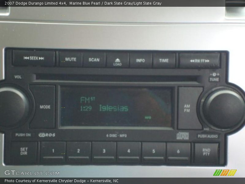 Marine Blue Pearl / Dark Slate Gray/Light Slate Gray 2007 Dodge Durango Limited 4x4