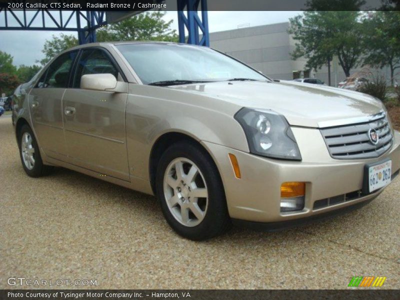 Radiant Bronze / Cashmere 2006 Cadillac CTS Sedan