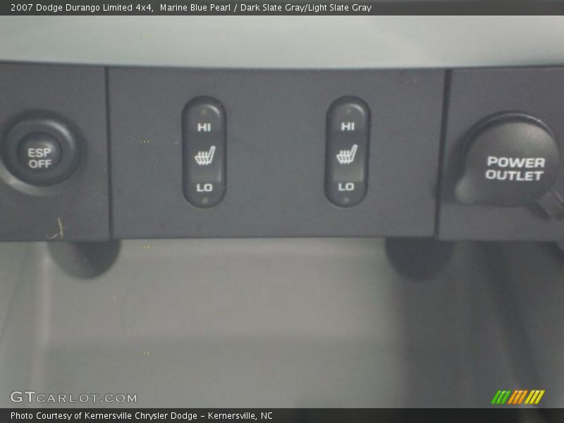 Marine Blue Pearl / Dark Slate Gray/Light Slate Gray 2007 Dodge Durango Limited 4x4