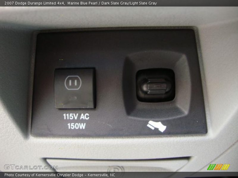 Marine Blue Pearl / Dark Slate Gray/Light Slate Gray 2007 Dodge Durango Limited 4x4