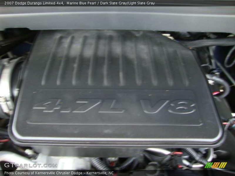 Marine Blue Pearl / Dark Slate Gray/Light Slate Gray 2007 Dodge Durango Limited 4x4