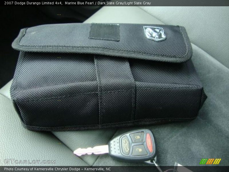 Marine Blue Pearl / Dark Slate Gray/Light Slate Gray 2007 Dodge Durango Limited 4x4
