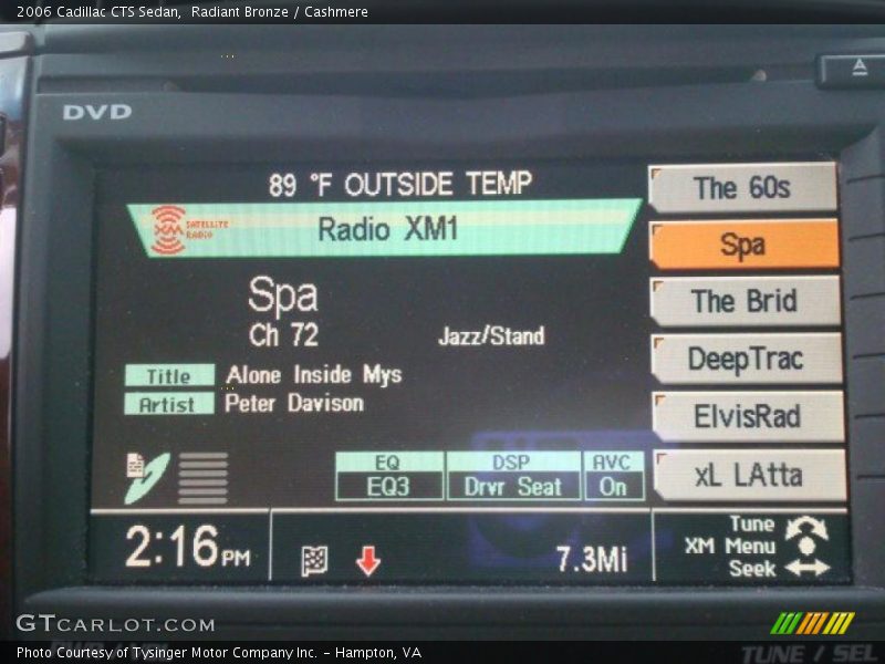 Radiant Bronze / Cashmere 2006 Cadillac CTS Sedan