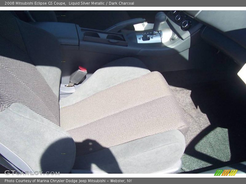 Liquid Silver Metallic / Dark Charcoal 2008 Mitsubishi Eclipse GS Coupe