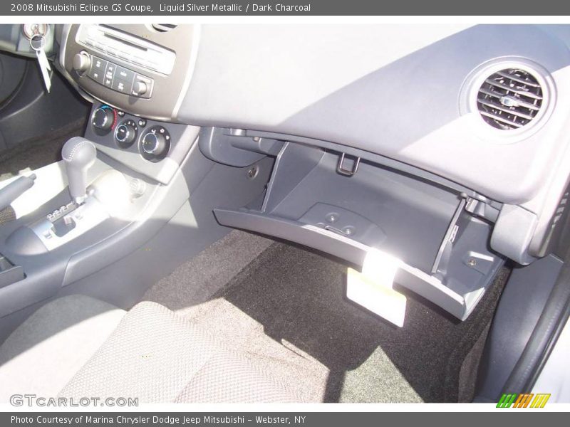 Liquid Silver Metallic / Dark Charcoal 2008 Mitsubishi Eclipse GS Coupe
