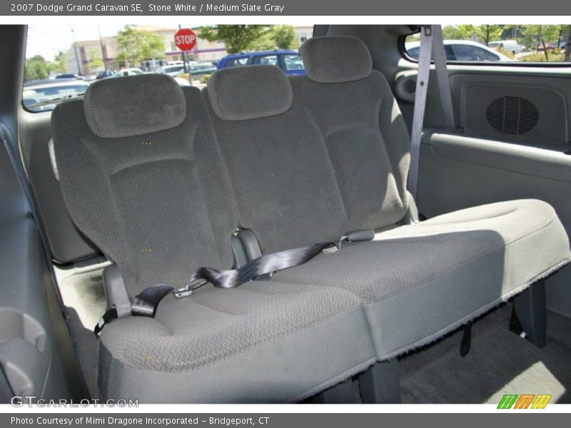 Stone White / Medium Slate Gray 2007 Dodge Grand Caravan SE