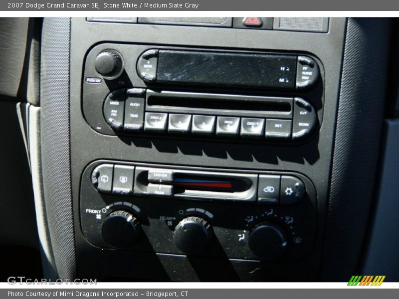 Stone White / Medium Slate Gray 2007 Dodge Grand Caravan SE