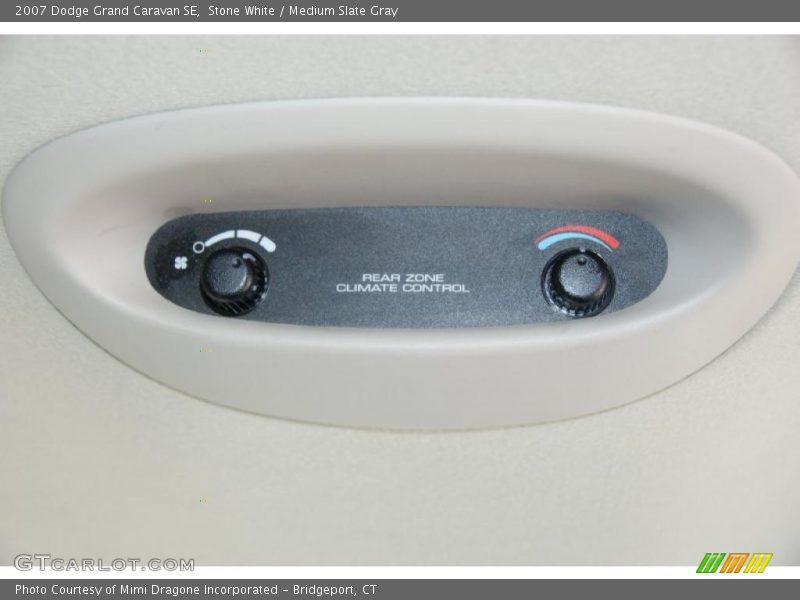Stone White / Medium Slate Gray 2007 Dodge Grand Caravan SE
