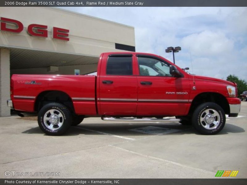 Flame Red / Medium Slate Gray 2006 Dodge Ram 3500 SLT Quad Cab 4x4