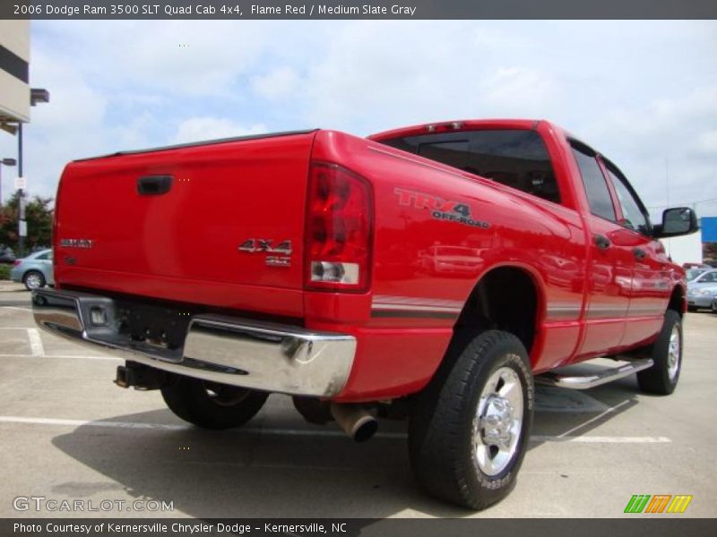 Flame Red / Medium Slate Gray 2006 Dodge Ram 3500 SLT Quad Cab 4x4