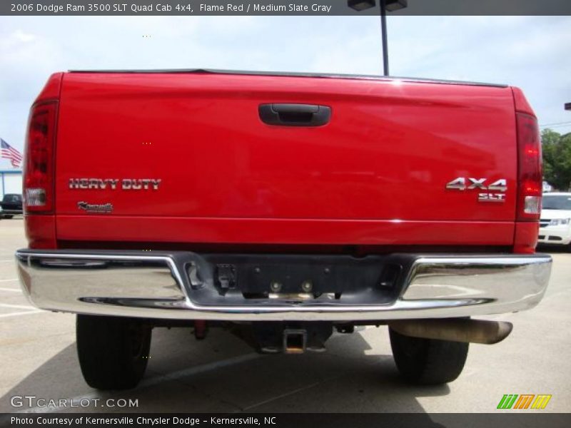 Flame Red / Medium Slate Gray 2006 Dodge Ram 3500 SLT Quad Cab 4x4