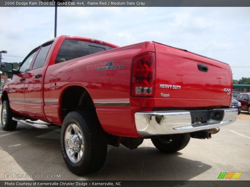 Flame Red / Medium Slate Gray 2006 Dodge Ram 3500 SLT Quad Cab 4x4