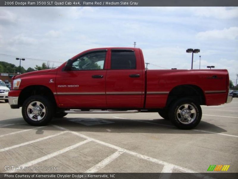 Flame Red / Medium Slate Gray 2006 Dodge Ram 3500 SLT Quad Cab 4x4
