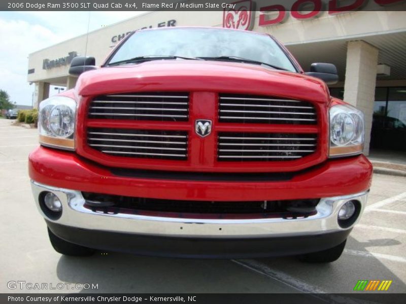 Flame Red / Medium Slate Gray 2006 Dodge Ram 3500 SLT Quad Cab 4x4