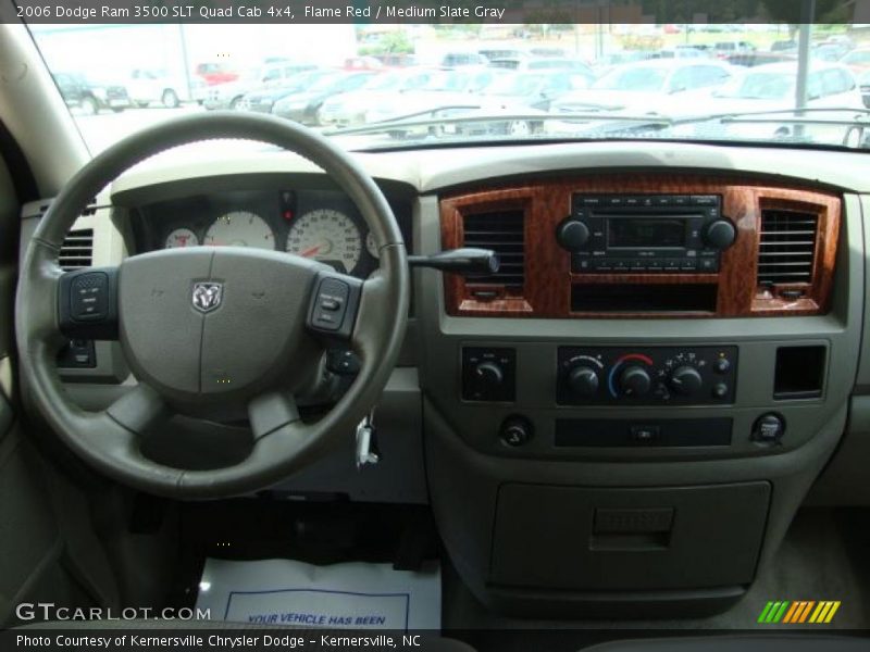 Flame Red / Medium Slate Gray 2006 Dodge Ram 3500 SLT Quad Cab 4x4