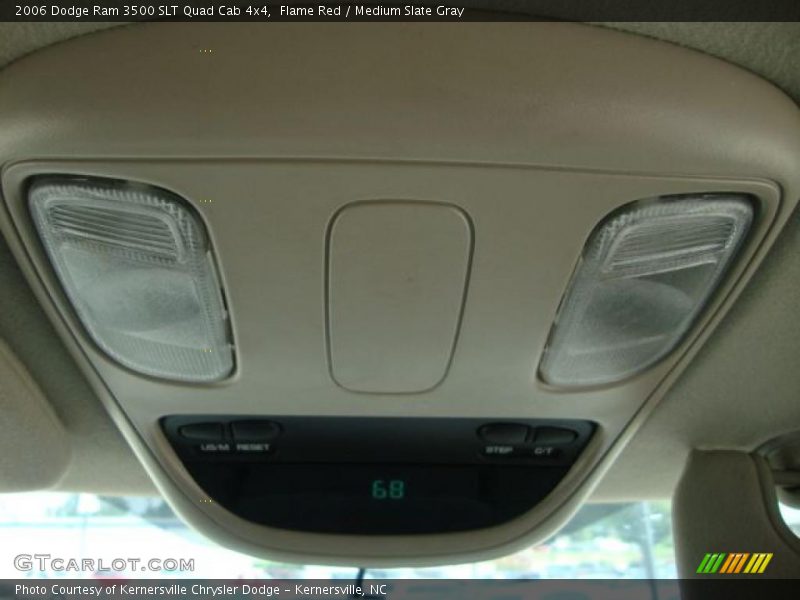 Flame Red / Medium Slate Gray 2006 Dodge Ram 3500 SLT Quad Cab 4x4