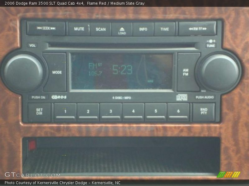 Flame Red / Medium Slate Gray 2006 Dodge Ram 3500 SLT Quad Cab 4x4
