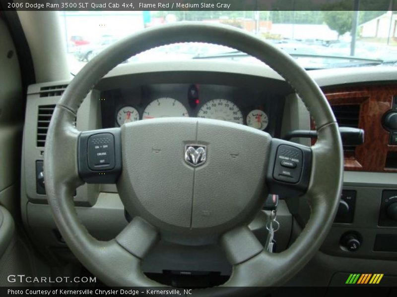 Flame Red / Medium Slate Gray 2006 Dodge Ram 3500 SLT Quad Cab 4x4