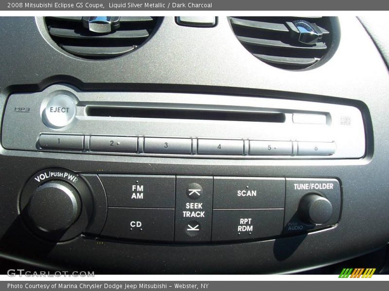 Liquid Silver Metallic / Dark Charcoal 2008 Mitsubishi Eclipse GS Coupe