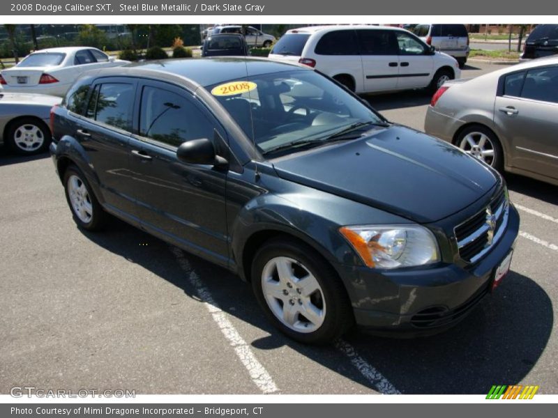 Steel Blue Metallic / Dark Slate Gray 2008 Dodge Caliber SXT
