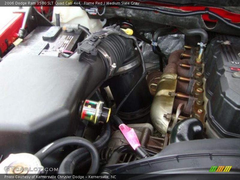 Flame Red / Medium Slate Gray 2006 Dodge Ram 3500 SLT Quad Cab 4x4