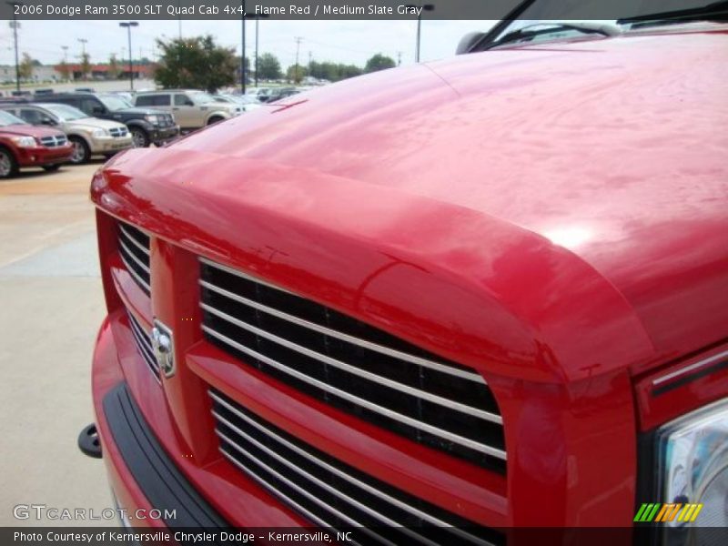 Flame Red / Medium Slate Gray 2006 Dodge Ram 3500 SLT Quad Cab 4x4