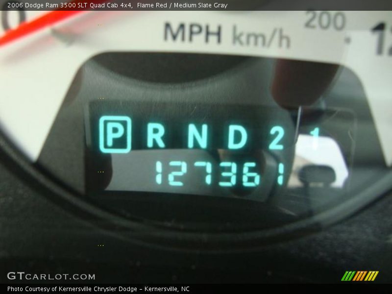 Flame Red / Medium Slate Gray 2006 Dodge Ram 3500 SLT Quad Cab 4x4