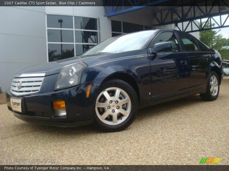 Blue Chip / Cashmere 2007 Cadillac CTS Sport Sedan