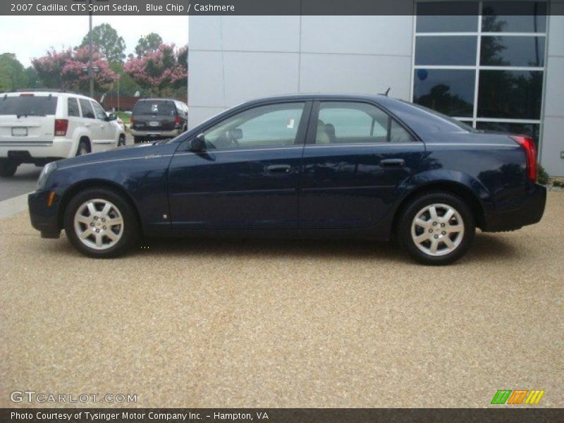 Blue Chip / Cashmere 2007 Cadillac CTS Sport Sedan