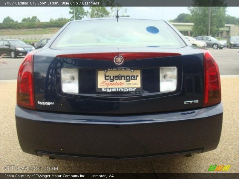 Blue Chip / Cashmere 2007 Cadillac CTS Sport Sedan