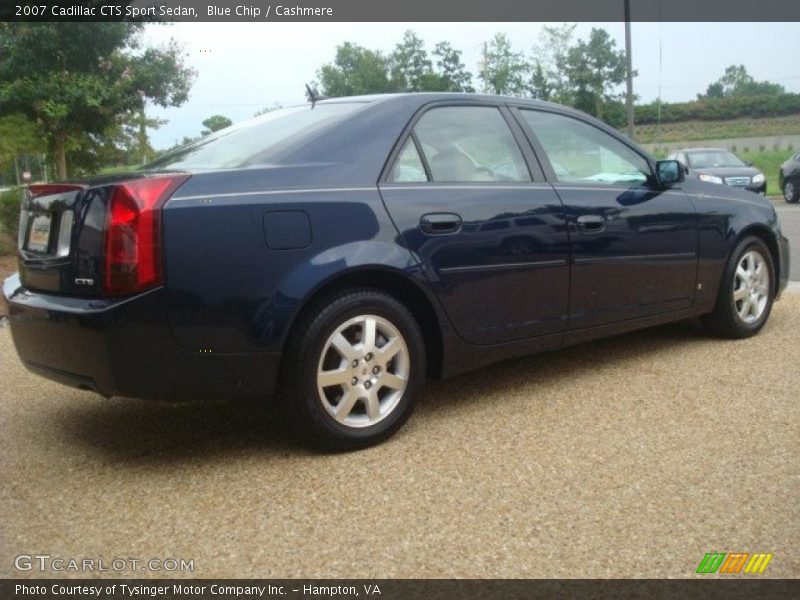 Blue Chip / Cashmere 2007 Cadillac CTS Sport Sedan