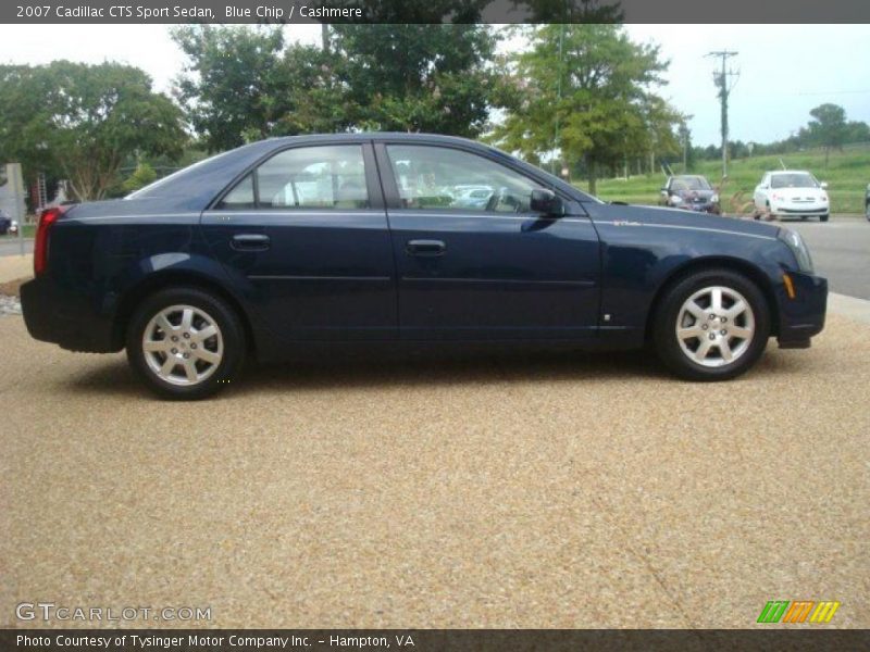 Blue Chip / Cashmere 2007 Cadillac CTS Sport Sedan
