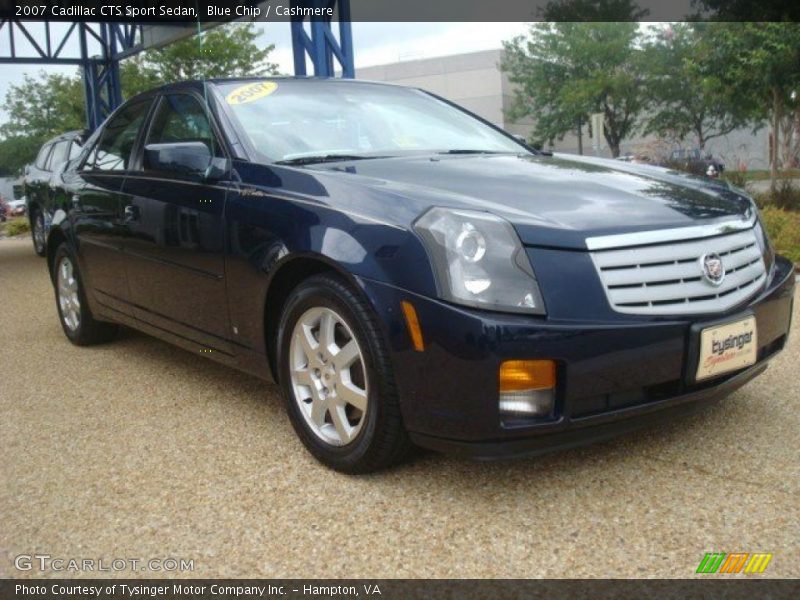 Blue Chip / Cashmere 2007 Cadillac CTS Sport Sedan