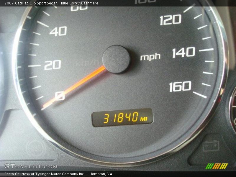 Blue Chip / Cashmere 2007 Cadillac CTS Sport Sedan